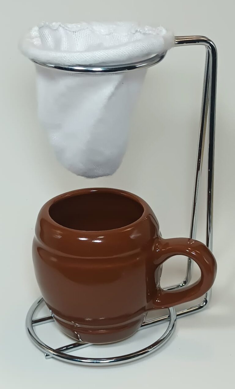 Kit copo e coador